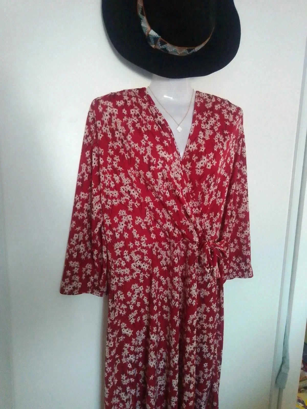 Vestido longo Kiabi (borgonha), XL / 42 / 14 – photo 2